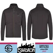 Akcesoria jeździeckie - Eskadron Bluza męska NICK ZIP-SHIRT MALE REFLEXX SS 23 - deepgrey - miniaturka - grafika 1