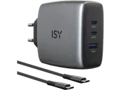 Zasilacze do laptopów - Ładowarka sieciowa ISY IAC-5100-GY 100W Szary - miniaturka - grafika 1