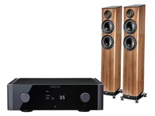 Rotel Michi X3 S2 (czarny) + Vela FS407.2 (orzech) - Zestawy stereo - miniaturka - grafika 1