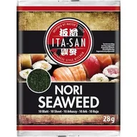 Szybkie dania obiadowe - Algi morskie do sushi Nori Seaweed 10 sztuk/28g - Ita-San - miniaturka - grafika 1