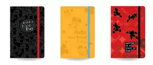 Patio Notes A5 z gumką Disney Fashion Mickey Mouse linia 80 kartek - Notesy i bloczki - miniaturka - grafika 1