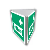 Systemy ekspozycyjne i znaki informacyjne - AE813 NOSZE (3D DOŚCIENNY), PS - PŁYTA PCV 1MM FOTOLUMINESCENCYJNA; (250X250MM) - miniaturka - grafika 1