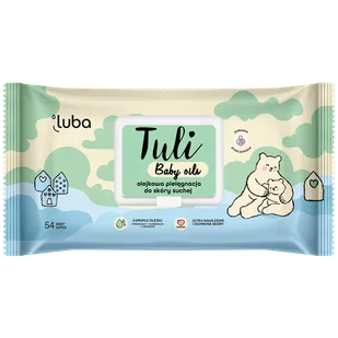 Luba Tuli Baby oils, chusteczki nawilżane z olejkami, 54 sztuki - Chusteczki nawilżane - miniaturka - grafika 1