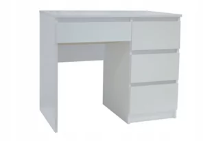 BIURKO SZKOLNE ADA , 4 SZUFLADY BIAŁY MAT - Biurka - miniaturka - grafika 1
