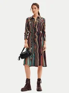 Sukienki - Desigual Sukienka koszulowa Charlotte 24WWVW65 Kolorowy Regular Fit - miniaturka - grafika 1