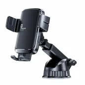 Uchwyty samochodowe do telefonów - JOYROOM Uchwyt na telefon JOYROOM JR-ZS242 Rotary Dashboard 15 W Czarny - miniaturka - grafika 1