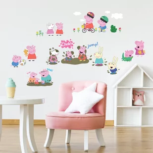 Naklejka Świnka Peppa I Przyjaciele Rmk3183Scs - Naklejki na ścianę - miniaturka - grafika 1