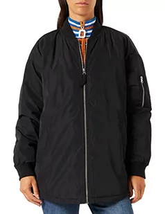 JACK&JONES Damska kurtka bomberka JXAMPLE Bomber Jacket SN, czarna, XS, czarny, XS - Kurtki damskie - miniaturka - grafika 1