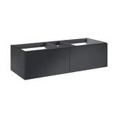 Szafki łazienkowe - Szafka łazienkowa pod umywalkę Elita Look 120 cm czarny mat RE081204027160 - miniaturka - grafika 1