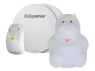 BabySense Monitor oddechu 7 + Hipcio MIA by Natulino Innovations | Lampka nocna LED dla dziecka - Elektroniczne nianie i monitory oddechu - miniaturka - grafika 1