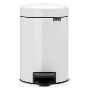 Brabantia Kosz pedałowy 3l, biały - Kosze na śmieci - miniaturka - grafika 1