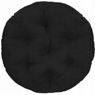 Poduszka ogrodowa 53 cm na huśtawkę bocianie gniazdo, fotel czarny SPR0038 - Poduszki ogrodowe - miniaturka - grafika 1