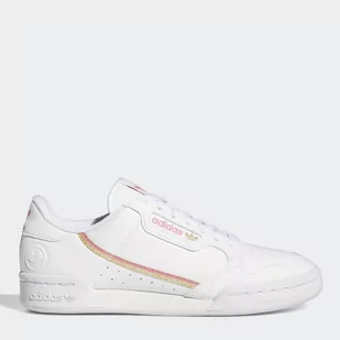 Adidas Originals Continental 80 Vegan Damskie Niskie Trampki H05315 37,5 (4.5UK) 23 cm Cloud White/Hazy Rose/Gold Metallic (4062064098269) - Trampki damskie - miniaturka - grafika 1