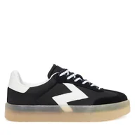 Sneakersy damskie - Sneakersy Aldo Retrostep 14002058 Czarny - miniaturka - grafika 1
