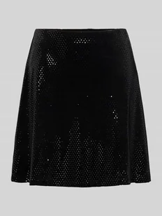 Spódnica mini z cekinowym obszyciem model ‘SENSA’ - Spódnice Spódnica mini z cekinowym obszyciem model ‘SENSA’ - Spódnice - miniaturka - grafika 1