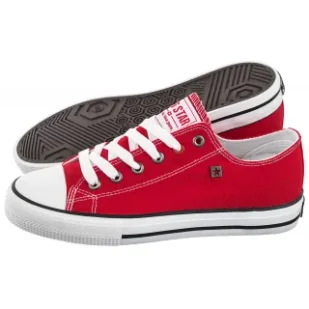 Trampki Czerwone NN274654 (BI549-c) Big Star - Trampki damskie - miniaturka - grafika 1