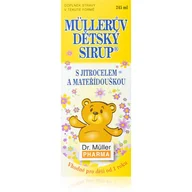 Kosmetyki kąpielowe dla dzieci - Dr. Müller Müller's Baby Syrup® with plantain and motherwort suplement diety wspomagający zdrowie układu oddechowego 245 ml - miniaturka - grafika 1