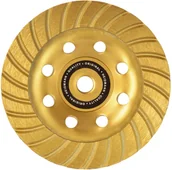 Tarcze do pił - Geko tarcza diamentowa turbo do szlifowania betonu 125mm M14 H00121 - miniaturka - grafika 1