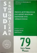 Ekonomia - Studia ekonomiczne nr 79 Przegląd wybranych zagadnień rozwoju ekonomiczno - społecznego - miniaturka - grafika 1