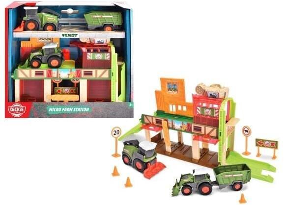 Dickie Micro Farm Station 3 Fendt pojazdy 203733003