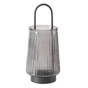 Świeczniki - Szklany świecznik z uchwytem IVER, 25,5 cm - miniaturka - grafika 1