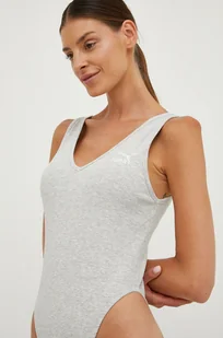 Puma body damskie kolor szary - Koszulki sportowe damskie - miniaturka - grafika 1