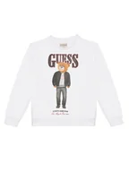 Bluzy dla chłopców - Guess Bluza L6RQ05 KAD74 Biały Regular Fit - miniaturka - grafika 1