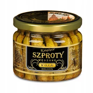 Książęce Szproty wędzone w oleju roślinnym 270g - Konserwy i dania rybne - miniaturka - grafika 1