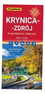 Obcojęzyczne przewodniki, mapy i atlasy - Plan miasta - Krynica-Zdrój 1:17 500 - mapa - miniaturka - grafika 1
