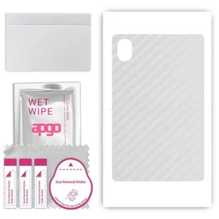 folia naklejka skórka strukturalna na TYŁ do Huawei MatePad 11.5 S - Carbon Przezroczysty - apgo SKINS - Akcesoria do tabletów i e-booków - miniaturka - grafika 1