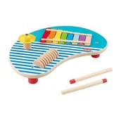 Instrumenty muzyczne dla dzieci - Zabawka edukacyjna FISHER-PRICE Muzyczny Stoliczek HXT91 - miniaturka - grafika 1