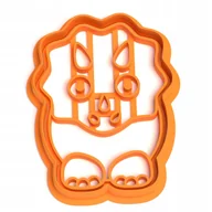 Formy do ciast - Foremka Mały Triceratops Dinozaur Wykrawacz - miniaturka - grafika 1