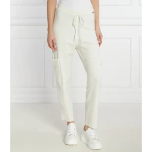 Twinset U&B Spodnie | Straight fit | z dodatkiem wełny - Spodnie damskie - miniaturka - grafika 1