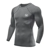 Zestawy męskiej odzieży sportowej - meeteu 5-częściowy zestaw męskiej odzieży sportowej, oddychająca, funkcyjna koszulka z długim rękawem + bluzy z kapturem + kompresyjne koszulki + spodnie do biegania + szorty sportowe dla mężczyzn - miniaturka - grafika 1