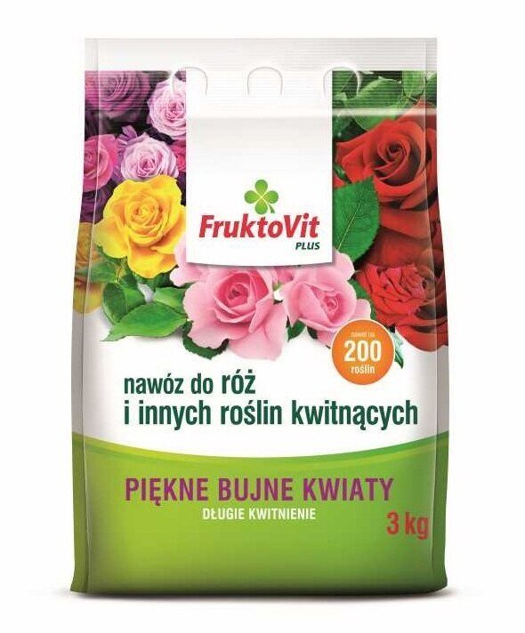 FruktoVit Nawóz Inco PLUS róże i kwitnące 3kg EDUKAMP