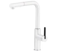 Baterie kuchenne - Deante Momi Bianco BKM_A73M Biały Mosiądz - miniaturka - grafika 1