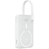 Powerbanki - Baseus Magnetic Mini 10000mAh 20W MagSafe Biały - miniaturka - grafika 1