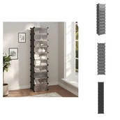 Szafki na buty - vidaXL Stojak na buty czarny 44x32x174 cm PP - Stojaki i szafki na buty - miniaturka - grafika 1