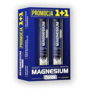 XeniVIT  Magnesium Forte 1+1 Zestaw Promocyjny - Witaminy i minerały - miniaturka - grafika 1