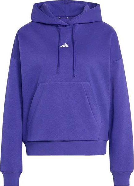 Adidas Bluza damska adidas Essentials Small Logo Feel Cozy Hoodie fioletowa KF8402 M