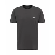 Koszulki męskie - Lee Męski t-shirt z logo Ss Patch Tee Washed Black, Washed Black, 5XL - miniaturka - grafika 1