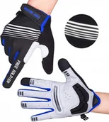 Rękawiczki rowerowe - RĘKAWICZKI ROWEROWE MĘSKIE DAMSKIE NA ROWER ROZMIAR S - miniaturka - grafika 1