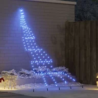 Choinki - vidaXL Choinka świąteczna LED z 168 diodami LED Niebieski 306 cm Metal - miniaturka - grafika 1