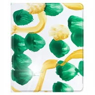 Etui do tabletów - ETUI DO IPAD 12.9 2017B POKROWIEC OBUDOWA COVER FUTERAŁ PODPÓRKA LIŚCIE - miniaturka - grafika 1
