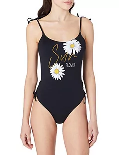 Banana Moon Damski kostium kąpielowy Wallis Sundaisy, czarny, 36 PL - Stroje kąpielowe - miniaturka - grafika 1