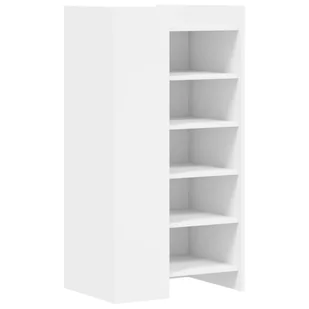 vidaXL Szafka na buty biała 52x37,5x100 cm materiał drewnopochodny - Szafki na buty - miniaturka - grafika 1