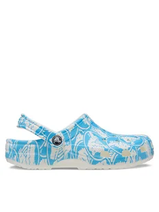 Crocs Klapki Classic Duke Print Clog 210003 Niebieski - Klapki i japonki męskie - miniaturka - grafika 1