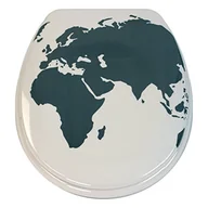 Deski sedesowe - MSV deska sedesowa World z Duroplast z mechanizmem cichego domykania Softclose, plastik, wielokolorowa, 30 x 20 x 15 cm 141743 - miniaturka - grafika 1
