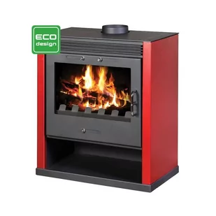 Piec piecyk kominek na drewno 13kW (kolor: czerwony) - spełnia anty-smogowy EkoProjekt 48280255 - Piece wolnostojące - miniaturka - grafika 1