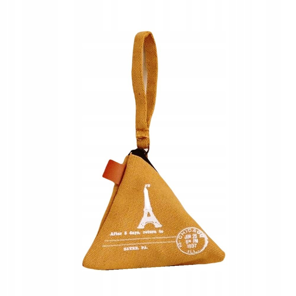 SASZETKA, PORTFEL OUTDOOROWY, ETUI NA KLUCZE, DROBNE - PŁÓTNO BRĄZ